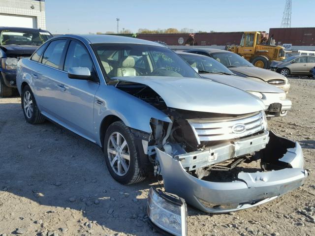 1FAHP24W28G108878 - 2008 FORD TAURUS SEL BLUE photo 1