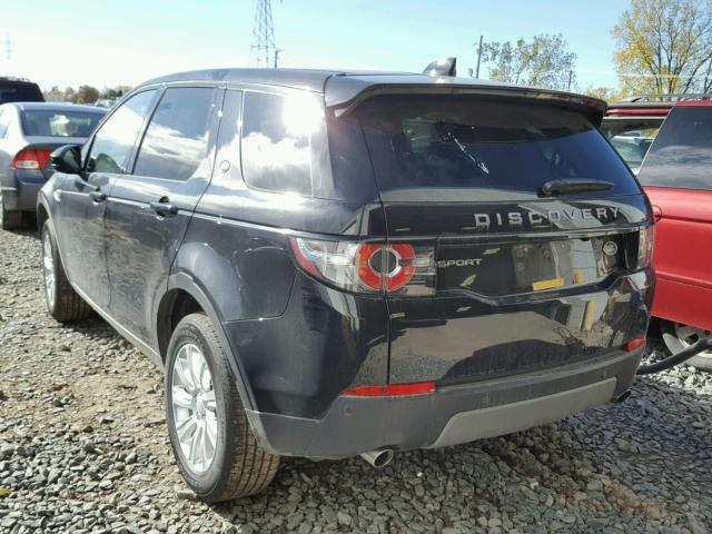 SALCP2BG6HH671919 - 2017 LAND ROVER DISCOVERY BLACK photo 3