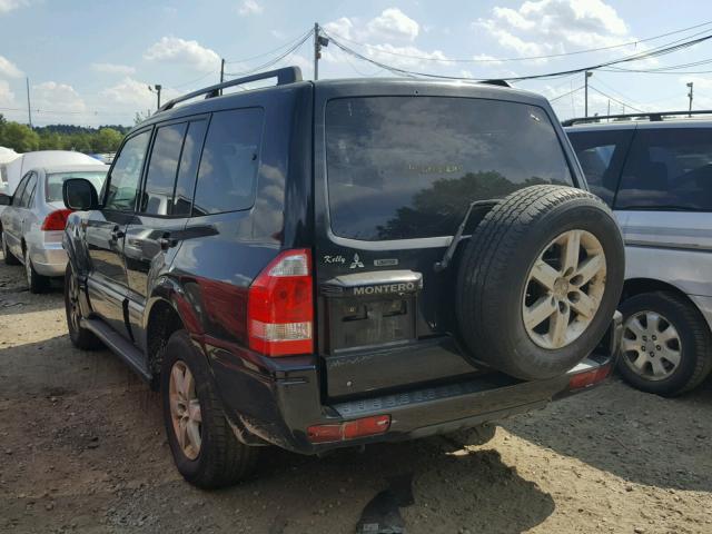 JA4MW51S95J004153 - 2005 MITSUBISHI MONTERO LI BLACK photo 3