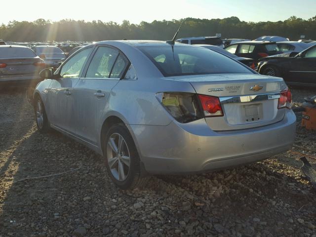 1G1PG5SC1C7361529 - 2012 CHEVROLET CRUZE LT SILVER photo 3