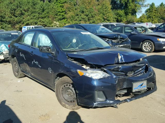 2T1BU4EE7DC933351 - 2013 TOYOTA COROLLA BA BLUE photo 1