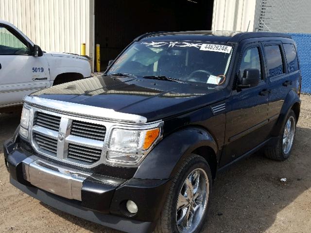 1D8GU58K67W651454 - 2007 DODGE NITRO SLT BLACK photo 2