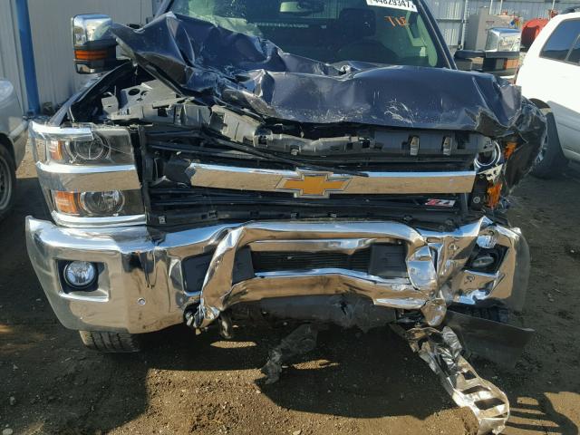 1GC1KWE84GF150278 - 2016 CHEVROLET SILVERADO CHARCOAL photo 7