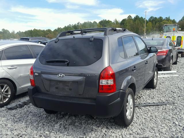 KM8JM12B49U105669 - 2009 HYUNDAI TUCSON GRAY photo 4