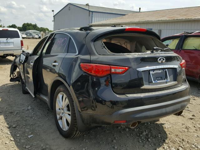 JN8AS1MU9CM121497 - 2012 INFINITI FX35 BLACK photo 3