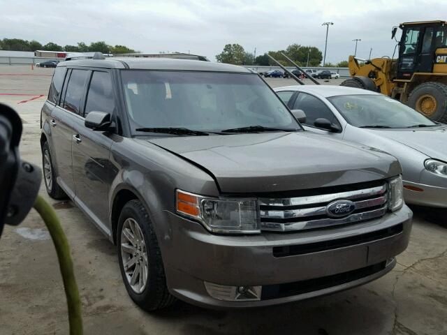 2FMGK5CC8CBD20385 - 2012 FORD FLEX SEL GRAY photo 1