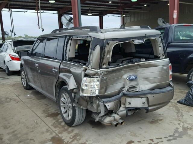 2FMGK5CC8CBD20385 - 2012 FORD FLEX SEL Մոխրագույն լուսանկար 3