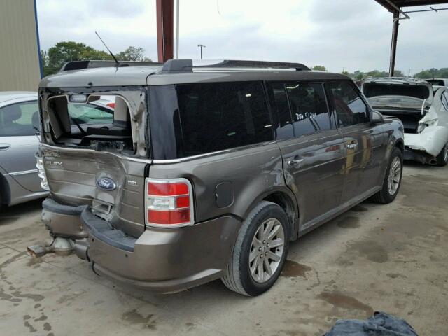 2FMGK5CC8CBD20385 - 2012 FORD FLEX SEL GRAY photo 4