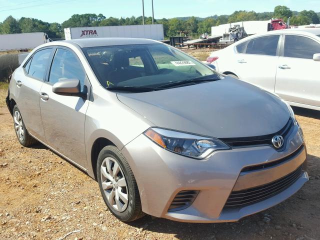 2T1BURHE3FC274177 - 2015 TOYOTA COROLLA L GRAY photo 1