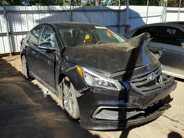 5NPE34AF5FH235318 - 2015 HYUNDAI SONATA SPO BLACK photo 1