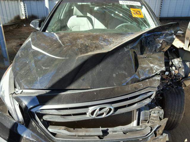 5NPE34AF5FH235318 - 2015 HYUNDAI SONATA SPO BLACK photo 7