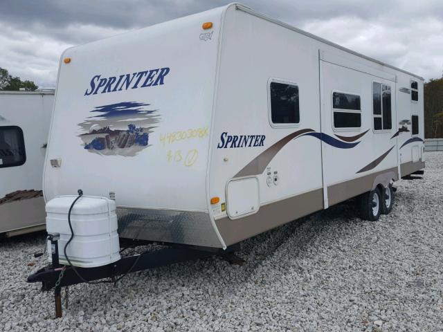 4YDT2992871534025 - 2007 KEYSTONE SPRINTER WHITE photo 2