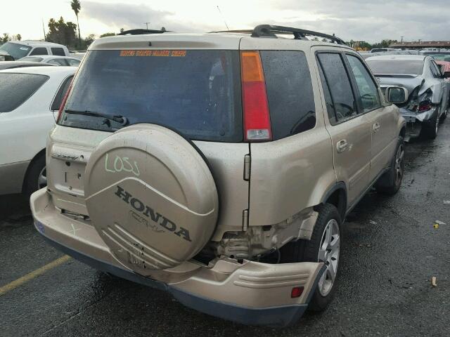 JHLRD18721C006128 - 2001 HONDA CR-V SE BEIGE photo 4