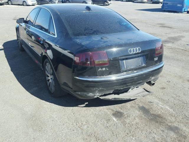 WAUML44E14N020141 - 2004 AUDI A8 L QUATT BLACK photo 3