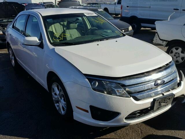 3FAHP0HA7CR420487 - 2012 FORD FUSION WHITE photo 1