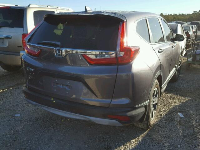 7FARW5H37HE002704 - 2017 HONDA CR-V LX GRAY photo 4