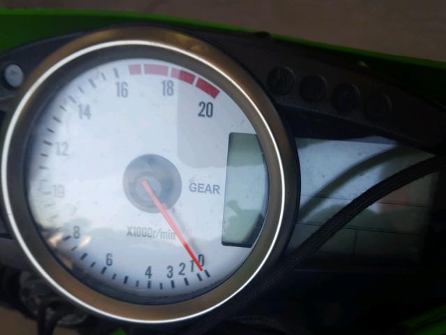 JKAZX4P167A010703 - 2007 KAWASAKI ZX600 P GREEN photo 8