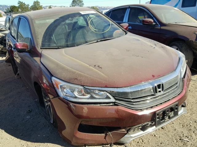 1HGCR2F55GA227000 - 2016 HONDA ACCORD SPO MAROON photo 1