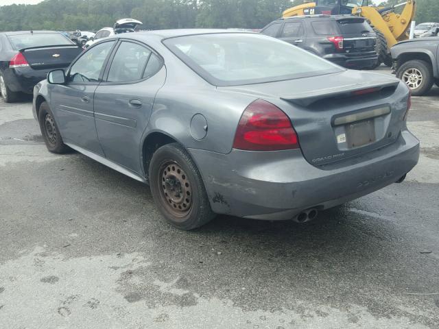 2G2WP522041260981 - 2004 PONTIAC GRAND PRIX GRAY photo 3