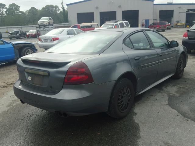 2G2WP522041260981 - 2004 PONTIAC GRAND PRIX GRAY photo 4