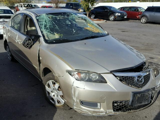 JM1BK12G971722056 - 2007 MAZDA 3 I GOLD photo 1