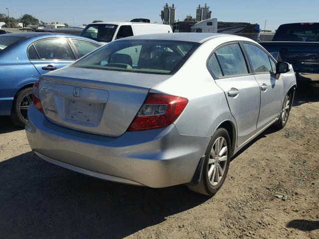 19XFB2F81CE381379 - 2012 HONDA CIVIC EX SILVER photo 4