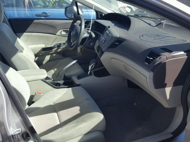 19XFB2F81CE381379 - 2012 HONDA CIVIC EX SILVER photo 5