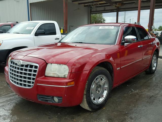 2C3KA53G77H720319 - 2007 CHRYSLER 300 BURGUNDY photo 2