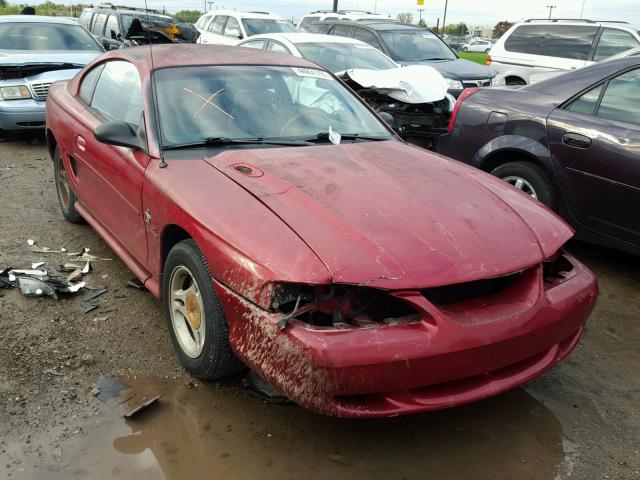 1FAFP404XWF175822 - 1998 FORD MUSTANG RED photo 1