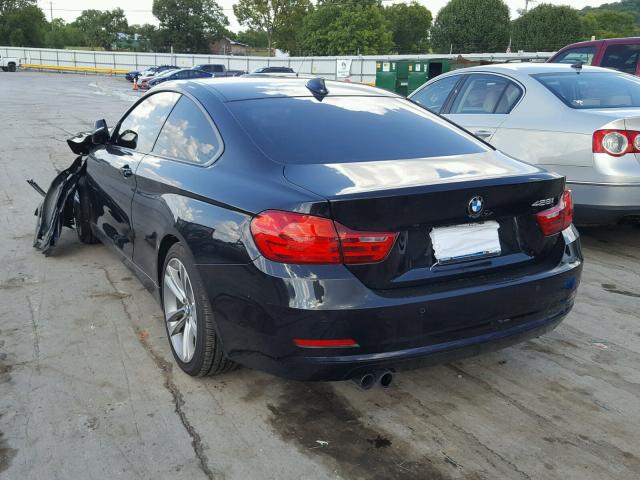 WBA3N3C51EK231523 - 2014 BMW 428 I BLACK photo 3