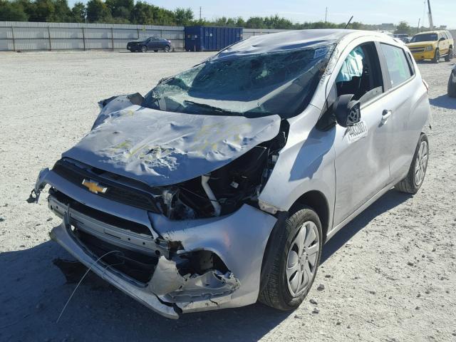 KL8CB6SA5HC800487 - 2017 CHEVROLET SPARK LS SILVER photo 2