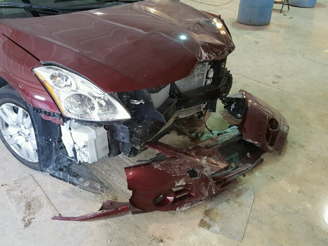 1N4AL2AP1CN545205 - 2012 NISSAN ALTIMA BAS BURGUNDY photo 9