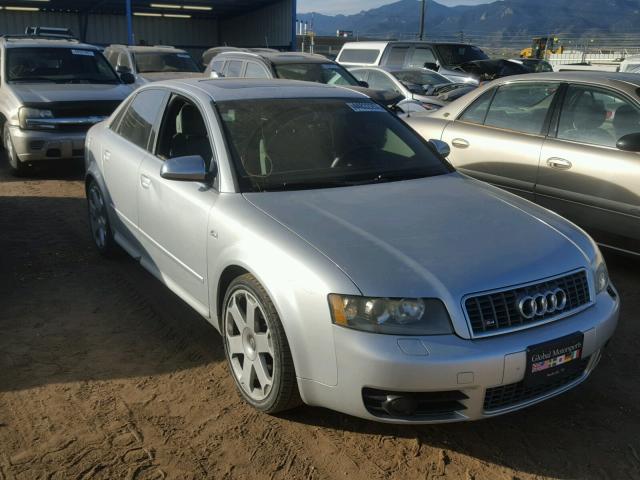 WAUPL68E54A196328 - 2004 AUDI S4 SILVER photo 1