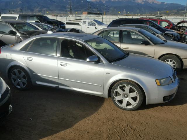 WAUPL68E54A196328 - 2004 AUDI S4 SILVER photo 9