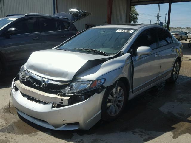 2HGFA16969H529188 - 2009 HONDA CIVIC SILVER photo 2