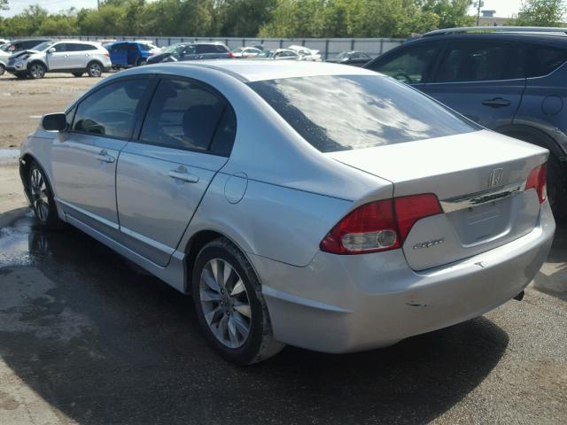 2HGFA16969H529188 - 2009 HONDA CIVIC SILVER photo 3