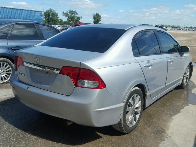 2HGFA16969H529188 - 2009 HONDA CIVIC SILVER photo 4