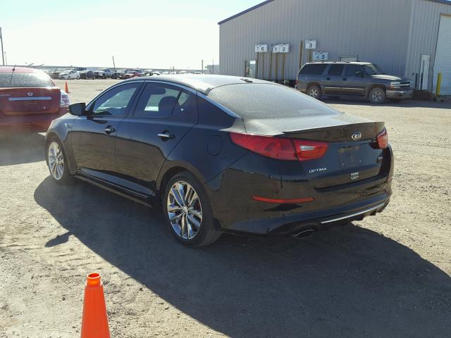 5XXGR4A69EG278397 - 2014 KIA OPTIMA SX BLACK photo 3