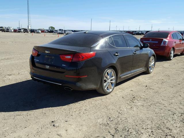 5XXGR4A69EG278397 - 2014 KIA OPTIMA SX BLACK photo 4