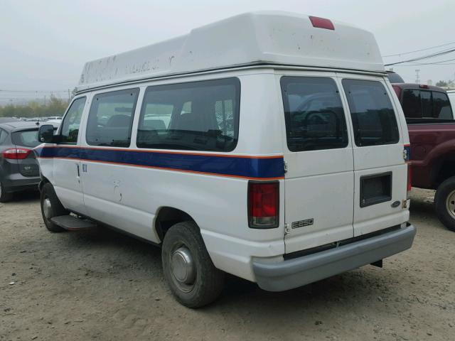 1FTNE14W47DB43645 - 2007 FORD ECONOLINE WHITE photo 3