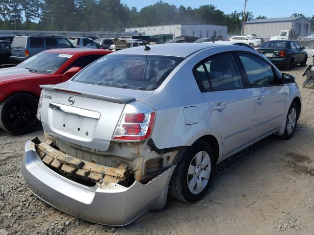 3N1AB6AP0CL624209 - 2012 NISSAN SENTRA 2.0 SILVER photo 4