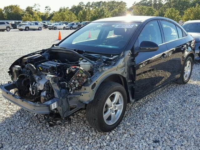 1G1PC5SB5F7267533 - 2015 CHEVROLET CRUZE LT BLACK photo 2