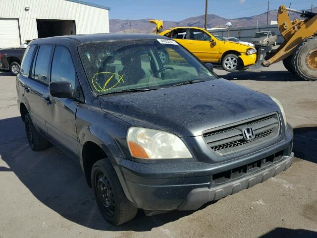 2HKYF18113H560640 - 2003 HONDA PILOT LX BLUE photo 1