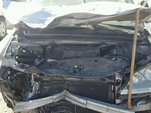 5FNRL387X8B412540 - 2008 HONDA ODYSSEY EX SILVER photo 7