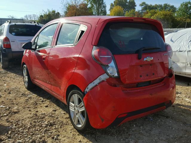 KL8CD6S90DC593162 - 2013 CHEVROLET SPARK RED photo 3