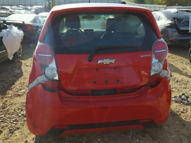 KL8CD6S90DC593162 - 2013 CHEVROLET SPARK RED photo 9