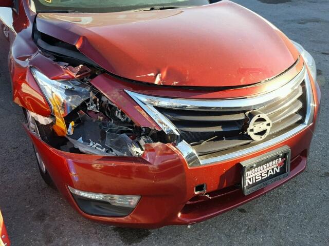 1N4AL3AP6DN550701 - 2013 NISSAN ALTIMA 2.5 RED photo 9