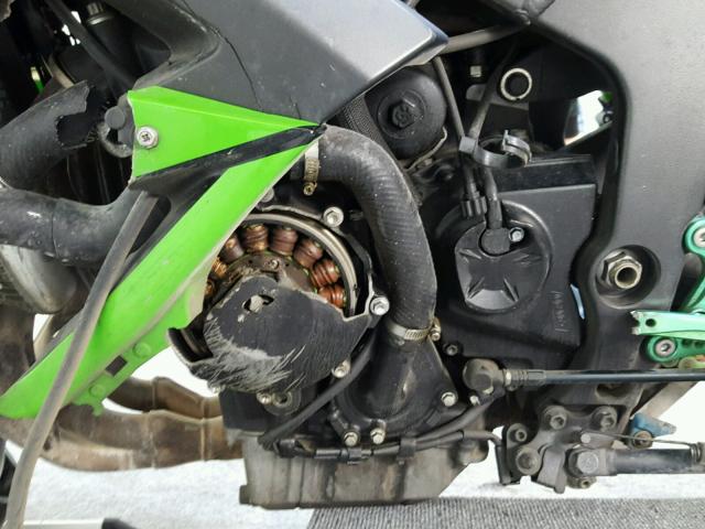 JKAZX4R10CA036835 - 2012 KAWASAKI ZX600 R GREEN photo 12