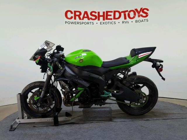 JKAZX4R10CA036835 - 2012 KAWASAKI ZX600 R GREEN photo 5