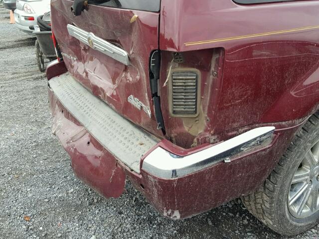 1A8HW58T29F706127 - 2009 CHRYSLER ASPEN LIMI 勃艮第红 照片 9